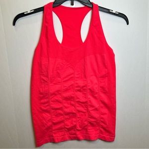 Fabletics Sync Seamless Racerback‎ Athletic Tank Top Hot Pink Size 4-6